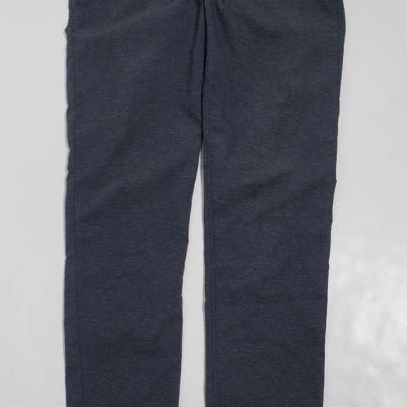 Lululemon Men's ABC Pant Slim *Tech Canvas 33" Heathered Deep Navy Size 34 - Picture 1 of 12